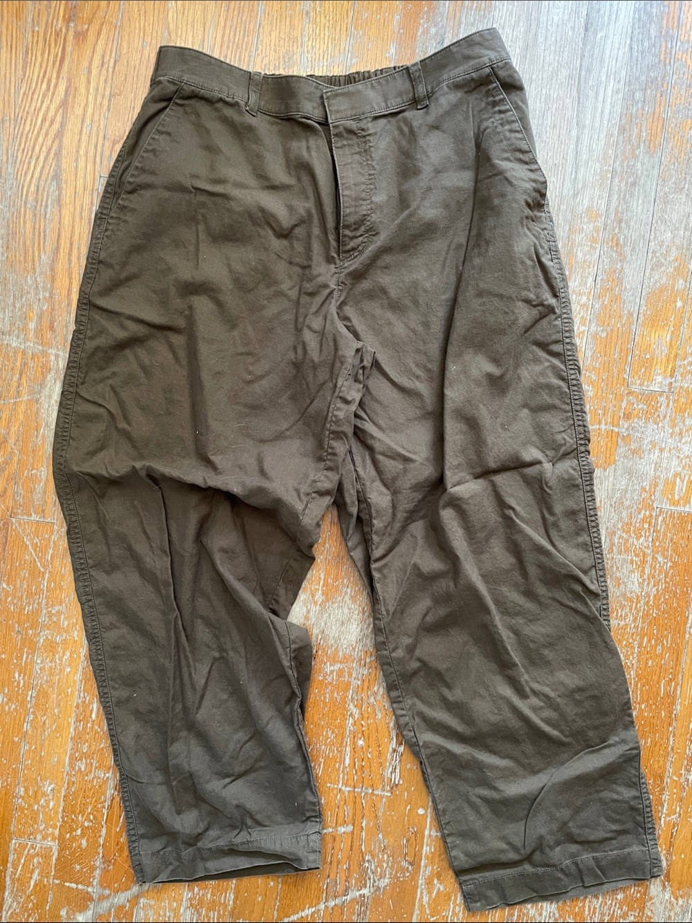 Uniqlo cotton-linen pants